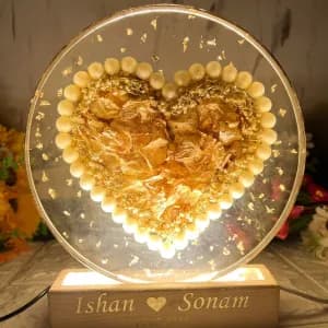 Heart-Shaped Resin Keepsake